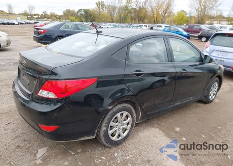 2013 Hyundai Accent Gls z USA, uszkodzony, nr VIN KMHCT4AE8DU328685